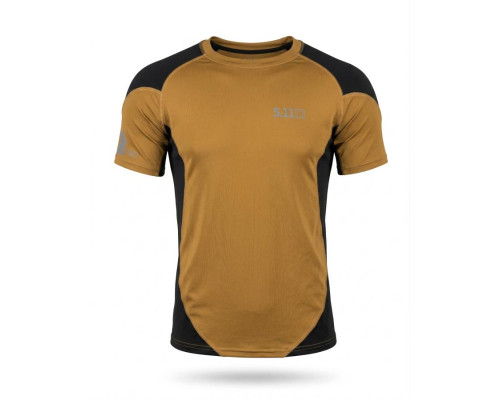 Тактична футболка 5.11 coyot/black ПП7649