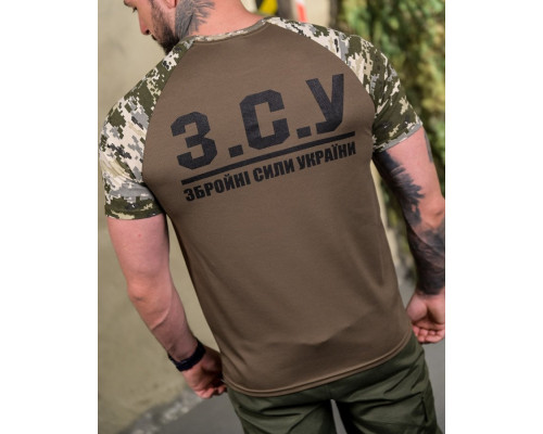 T-shirt ZSU olive pixel inserts PP7684 — фото 4