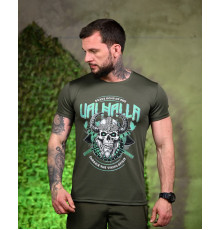 Тактична футболка, що виводить піт Valhalla oliva ПП7704