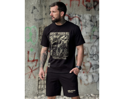 Хлопковий мілітарі костюм OBLIVION Top secret black ПП7752