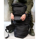 Рюкзак тактичний 50л Darvall чорний ПП4628 — фото 8