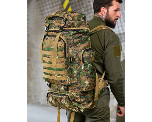 Рюкзак тактичний 50л Darvall pixel green ПП4629