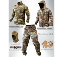 Тактичний костюм softshell 6в1 мультикам ПП7861