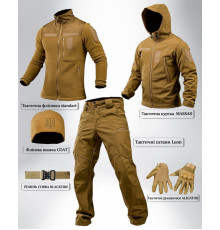 Тактичний костюм софтшел softshell 6в1 койот ПП7862