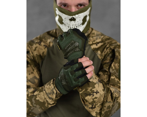 РУКАВИЧКИ ТАКТИЧНІ MECHANIX logo ЛЛ6143