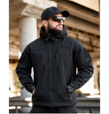 Міська тактична куртка MAXIMUS софтшел black ПП7980