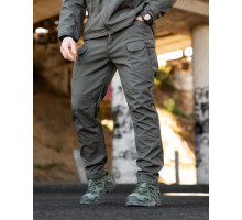 Міські тактичні штани XIMUS софтшел light grey ПП7982