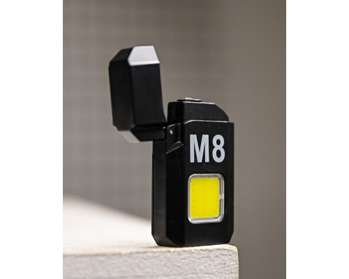 Електроімпульсна запальничка M8 USB з ліхтариком ПП8038 — фото 5