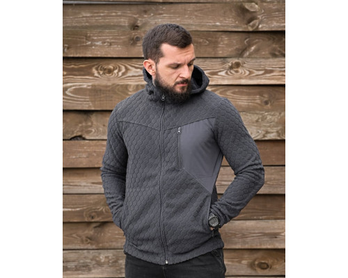 Тактичний флісовий светр KM URBAN grey ПП8056