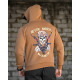 Hoodie on fleece Vivezhu coyote PP8081