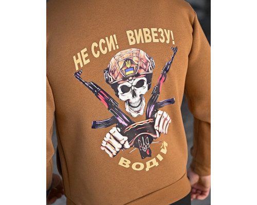 Hoodie on fleece Vivezhu coyote PP8081 — фото 4