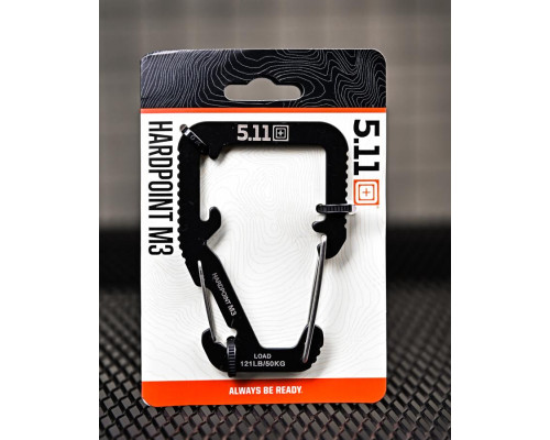 Карабін 5.11 Tactical Hardpoint M3, чорний ПП8142