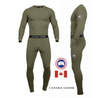 Зимня чоловіча термобудіжка CANADA GOOSE олива ПП8164