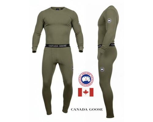 Зимня чоловіча термобудіжка CANADA GOOSE олива ПП8164