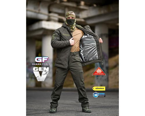 Зимовий тактичний костюм gamma original олива ПП8165