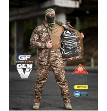 Зимовий тактичний костюм gamma original піксель ПП8166