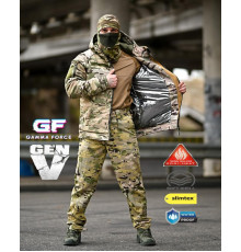 Зимовий тактичний костюм gamma original мультикам ПП8166