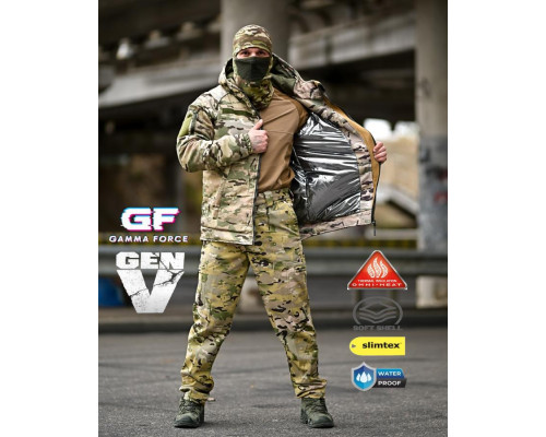 Зимовий тактичний костюм gamma original мультикам ПП8166