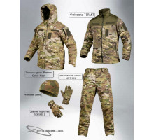 Зимовий тактичний костюм 5в1 X-FORCE Multicam ПП8203