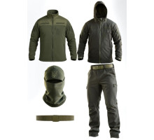 Тактичний костюм Softshell 5в1 LUNAR олива ТР6408