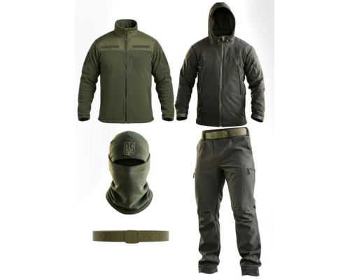 Тактичний костюм Softshell 5в1 LUNAR олива ТР6408