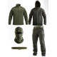 Тактичний костюм Softshell 5в1 LUNAR олива ТР6408