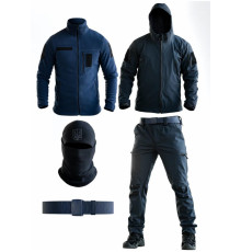 Тактичний костюм Softshell 5в1 LUNAR синій ДСНС ТР6409