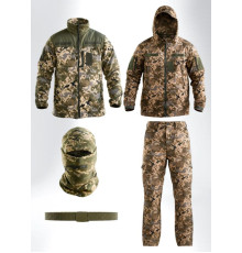 Тактичний костюм Softshell 5в1 LUNAR піксель ТР6410