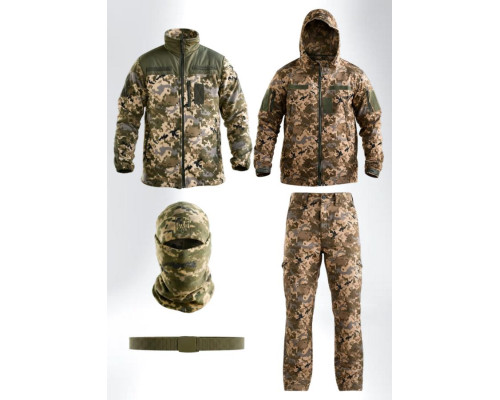 Тактичний костюм Softshell 5в1 LUNAR піксель ТР6410