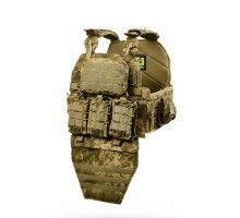 Плитоносій 4 швидких скидання з нашивкою 7.62 піксель ТР6430