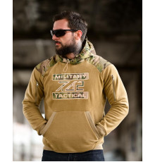 Флісова худі 7.62 Military Tactical coyot ТР6459
