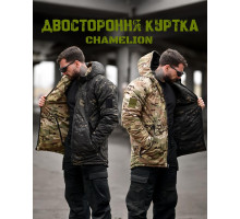 Зимня двостороння тактична куртка chameleon ТР6548