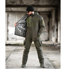 Зимовий тактичний костюм NORTHERN олива ТР6564