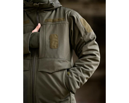 Зимова тактична куртка pocket 7.62 олива ТР6578 — фото 5