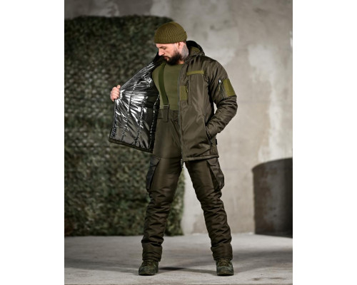 Зимовий тактичний костюм NORTHERN олива ТР6586