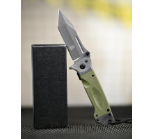 Ніж складаний інерційний Browning Tanto фліппер, олія G10+сталь, склобій, шнур ТР6764