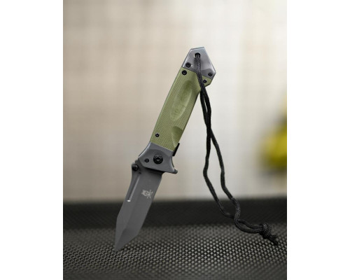 Ніж складаний інерційний Browning Tanto фліппер, олія G10+сталь, склобій, шнур ТР6764 — фото 3