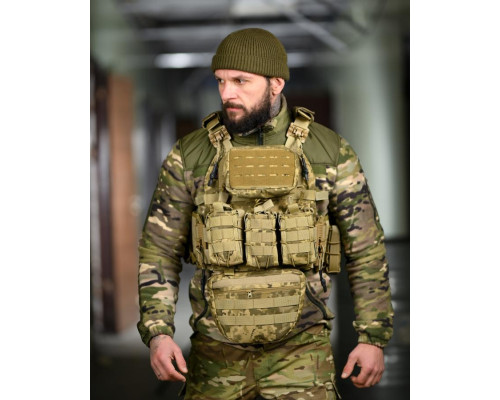 Плитоноска 4 точки скидання  7.62 pixel ВТ5333 — фото 2
