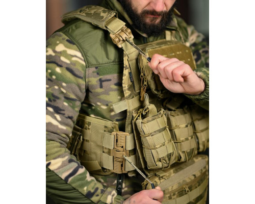 Плитоноска 4 точки скидання  7.62 pixel ВТ5333 — фото 8