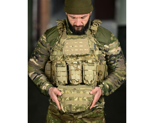 Плитоноска Single sword 4 точки скидання ВТ5335 — фото 8