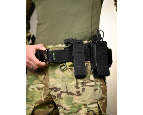 Функціональний тактичний пояс (battle belt) чорний ТР6771 — фото 3