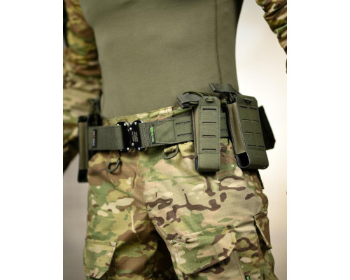 Функціональний тактичний пояс (battle belt) оливковий ТР6773 — фото 3