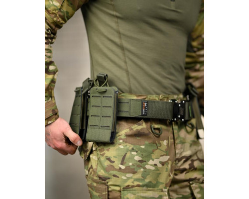 Функціональний тактичний пояс (battle belt) оливковий ТР6773 — фото 4