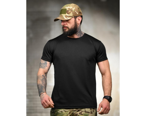 Тактична футболка SELION Tactical black TR6773 — фото 2