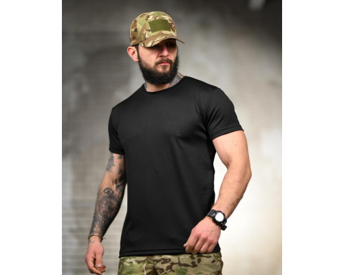 Тактична футболка SELION Tactical black TR6773 — фото 3