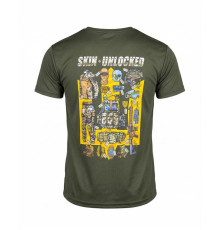 Tactical t-shirt SELION Unlocked olive TR6781