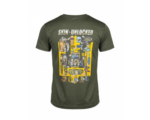 Tactical t-shirt SELION Unlocked olive TR6781