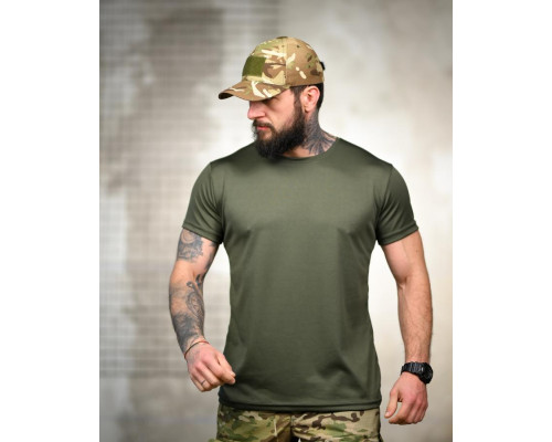 Tactical t-shirt SELION Unlocked olive TR6781 — фото 2