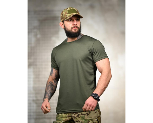 Tactical t-shirt SELION Unlocked olive TR6781 — фото 3