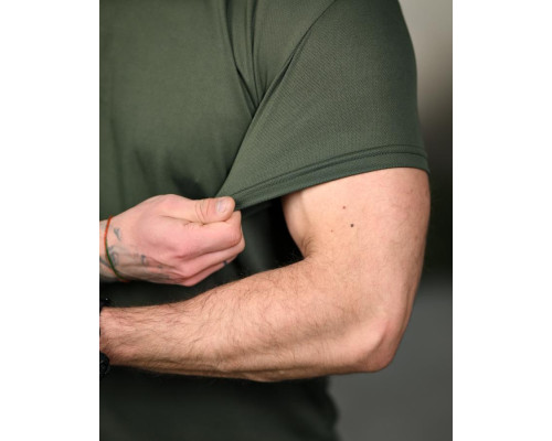Tactical t-shirt SELION Unlocked olive TR6781 — фото 7